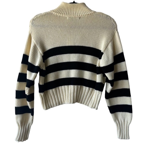 EUC Ciao Lucia Venezia Polo Sweater Ivory Black - Picture 4 of 5